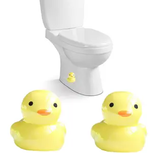 Ceramic Little Yellow Duck Toilet Bolt Cap Bathroom Decoration Kit Cute  Bolt Set (2pcs)