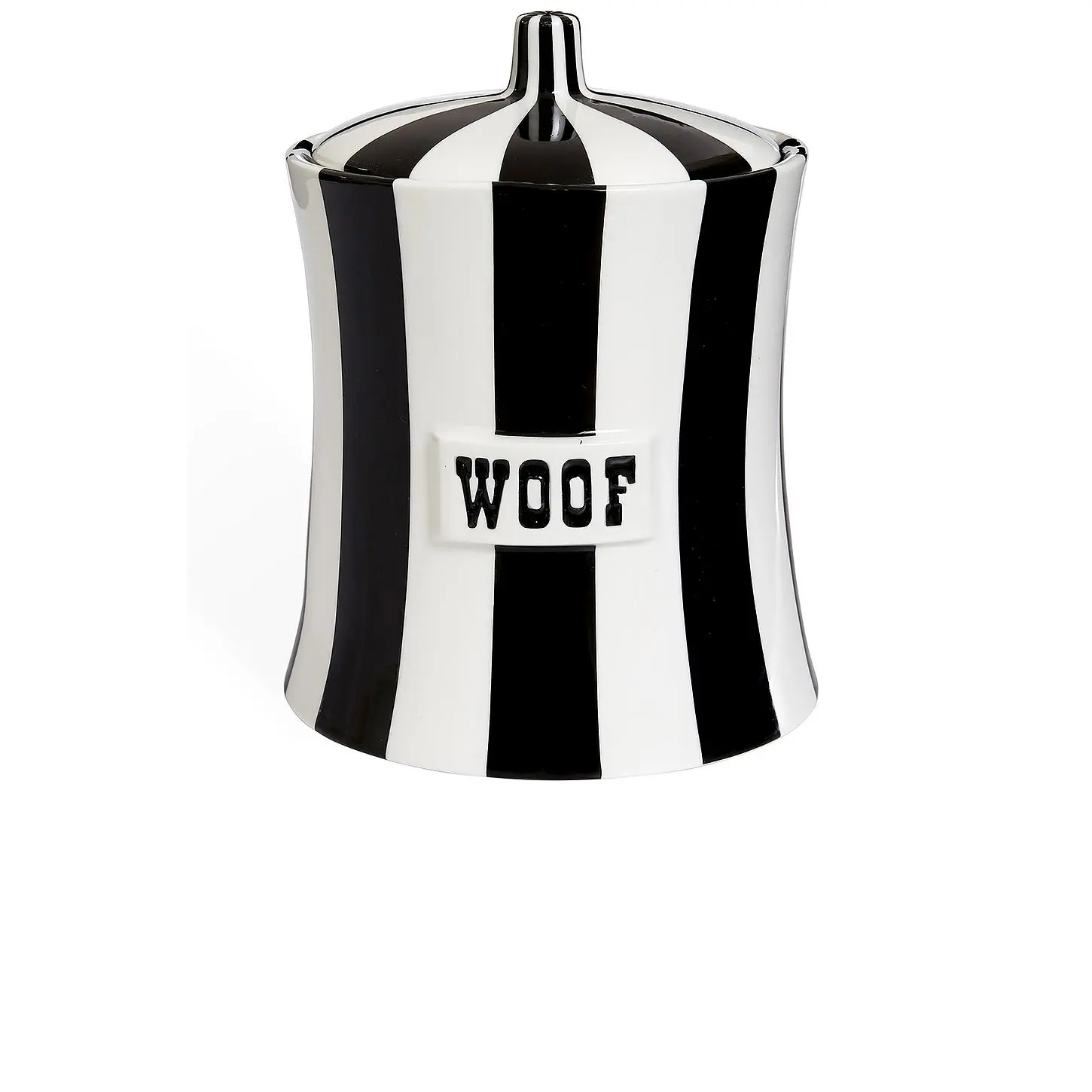 Jonathan Adler Vice Woof Canister in Black & White