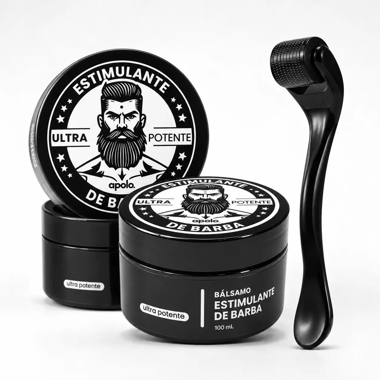 Apolo Ultra Potente Minoxidil Beard Growth Cream - Men’s Concentrated Thickening Complex, Powerful Beard Activating Cream, Designed For Uneven Patchy Beard, Boost Follicle Activity & Nourish Sparse Areas, Shape The Beard You Want