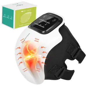 Medcursor Cordless Heated Knee Massager with LED Touch Screen 3 Vibration Modes & 3 Heating Levels Ergonomic Design for Comfortable Relaxation Ideal Christmas Gift for Parents Adjustable Settings