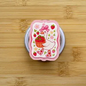 Strawberry Silly Goose Grip Magnetic Kindle Grip Book Lover Cute Kindle Accessories Phone Holder PopSocket Phone Grip Magnetic Pop Socket Phone Grip