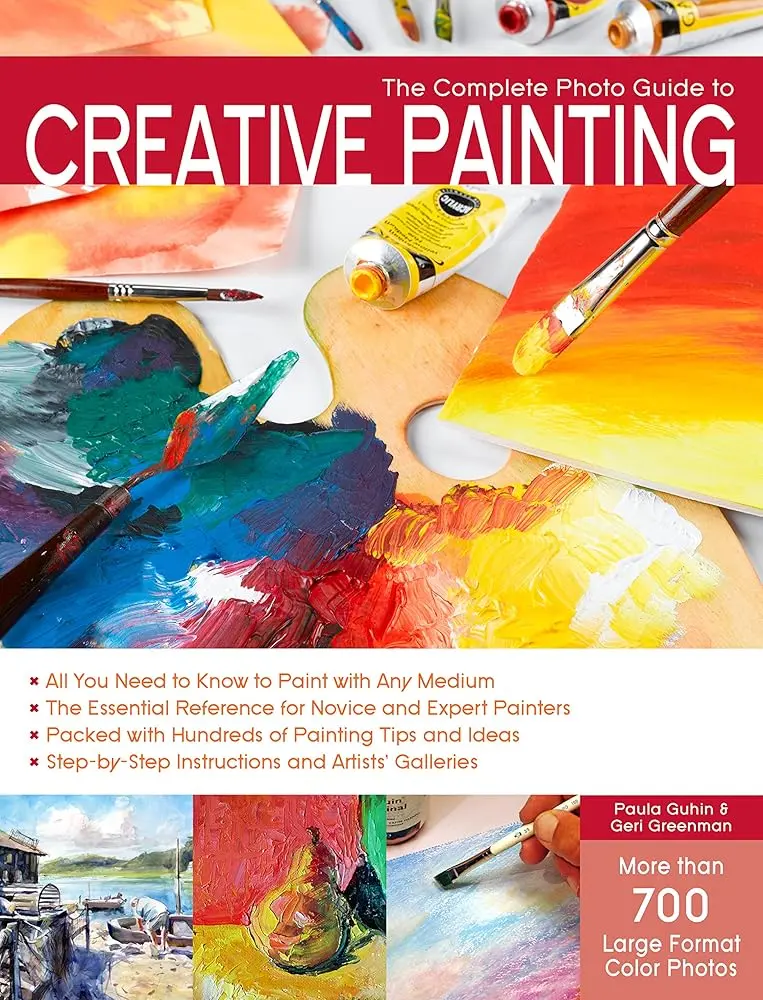English Creative Oil & Watercolor Painting Tutorial Workbook - Art Supplies Guide, Step-by-Step Instructions, 700+ Full-Color Photo References, Expert Tips & Skills for Literature & Art Enthusiasts, Watercolor Workbook