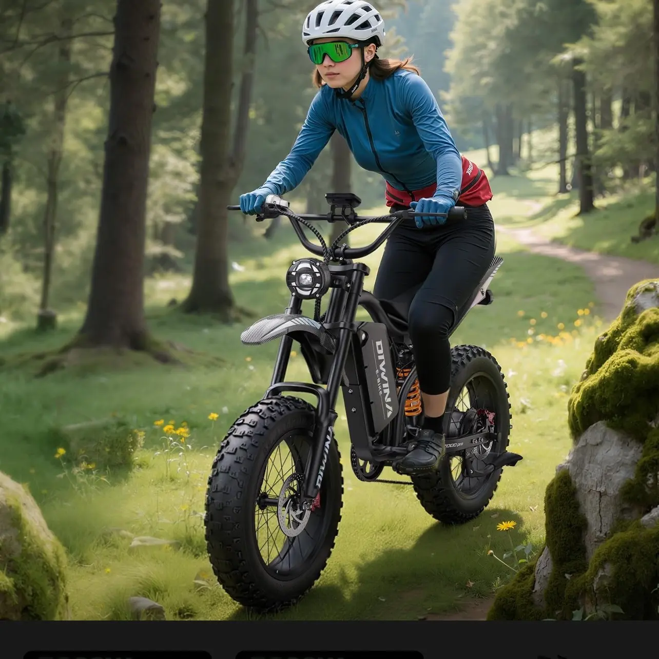 5000W Electric Bike 20" Fat Tire Electric Bicycle 45MPH 100 Miles 60V 32AH Ebike