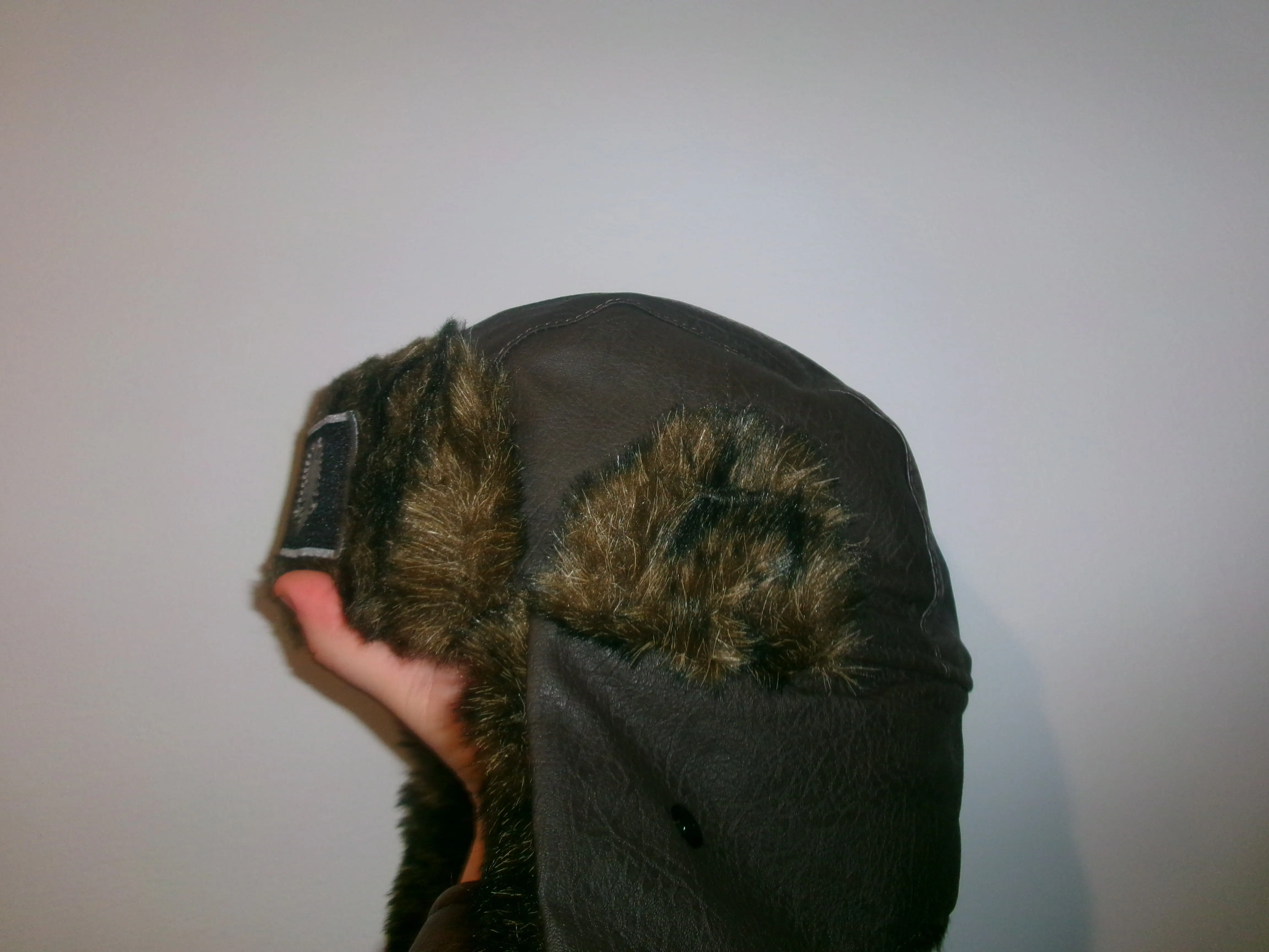 Albanian Embroidered Leather X Fur Ushanka Hat (1/1 LIMITED EDITION)