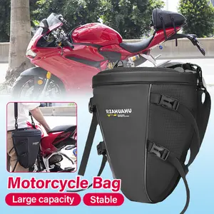 Motorcycle Rear Seat Bag Multifunction Crossbody Tail Bag Wear Resistant Waterproof Rear Motorcycle Suitcase Biker Bag ffor Motorbike