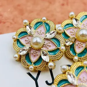 10pcs Elegant Fashion Buttons, 23mm DIY Accessories, Perfect for Suits, Jackets, Uniforms, Bags, Creative Vintage Decorative Buttons