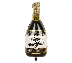 8 PCS-Happy New Year Balloon Set for Celebrations Festive Design Perfect for Parties Gatherings and New Year Decorations