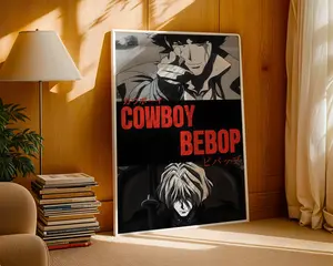 Cowboy Bebop Anime Poster | Vintage Minimalist Manga Art Print