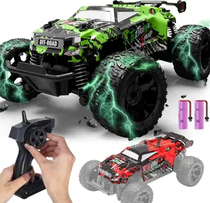 Remote Control Car for Boys 4-7, 1/18 Scale Monster Truck Toys, 2.4GHz All Terrain RC Cars for Boys Girls Age 8-12, 20 Km/h Off Road RC Truck, Christmas or Birthday Gift