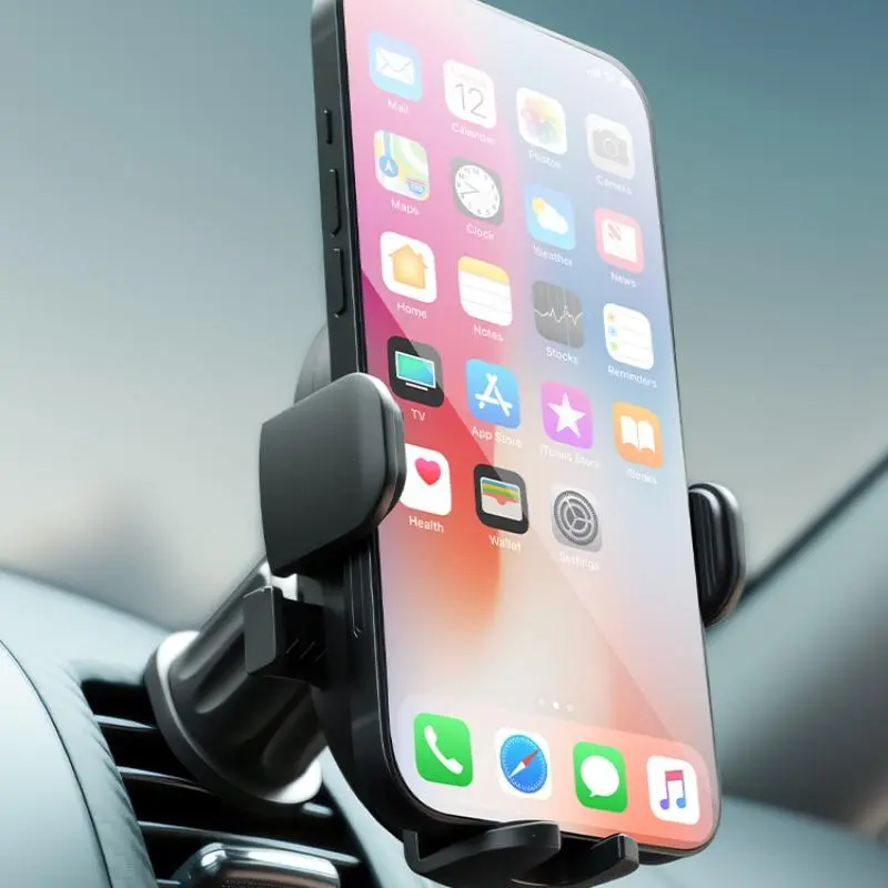 CARSUN AUTO ACCESSORY CARSUN AUTO ACCESSORY Car Air Vent Phone Holder, Portable & Foldable Car Phone Holder, Anti-slip & Anti-noise Car Phone Mount, Universal Phone Accessories for Car Use