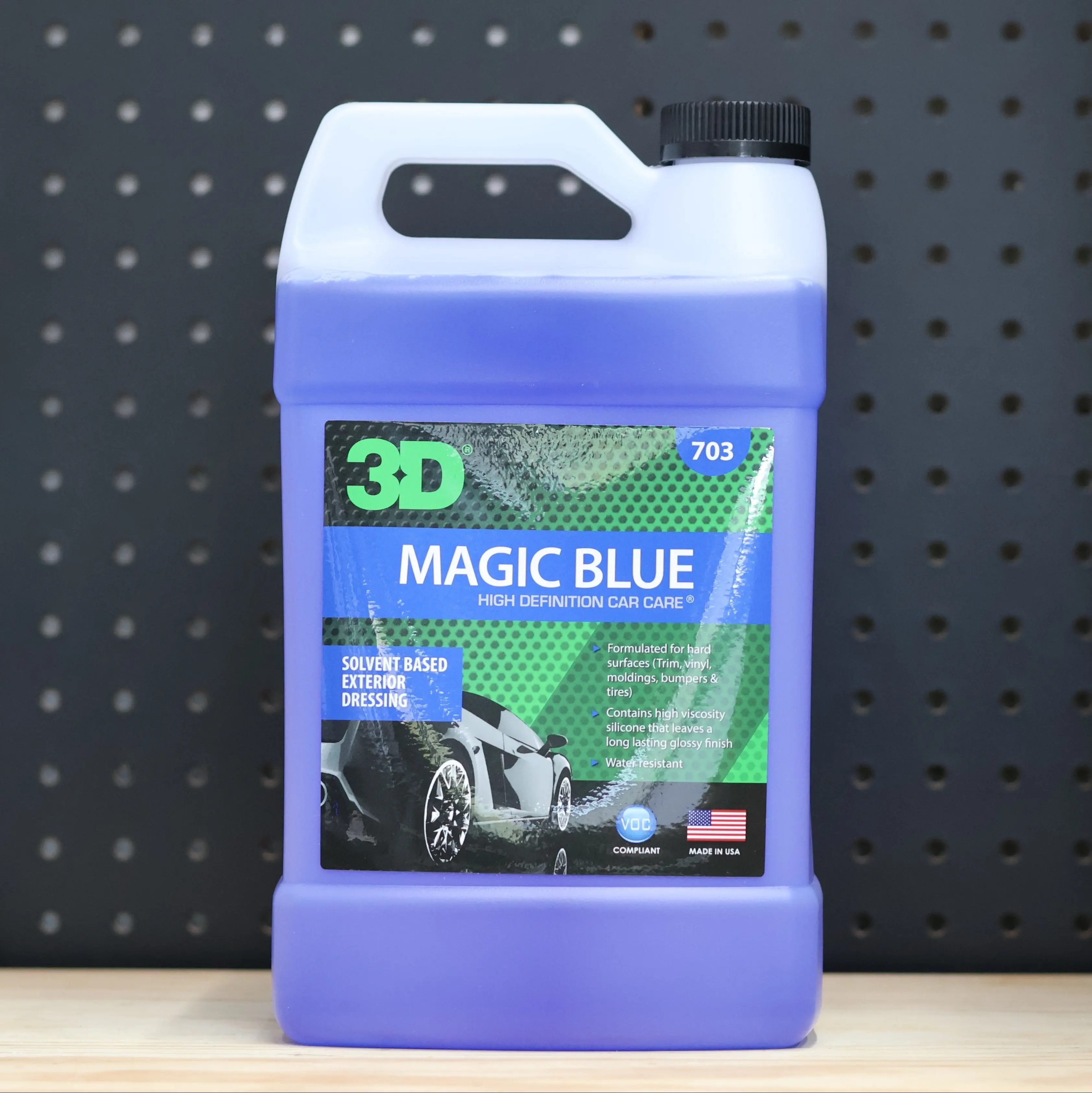 3D MAGIC BLUE TIRE DRESSING GALLON