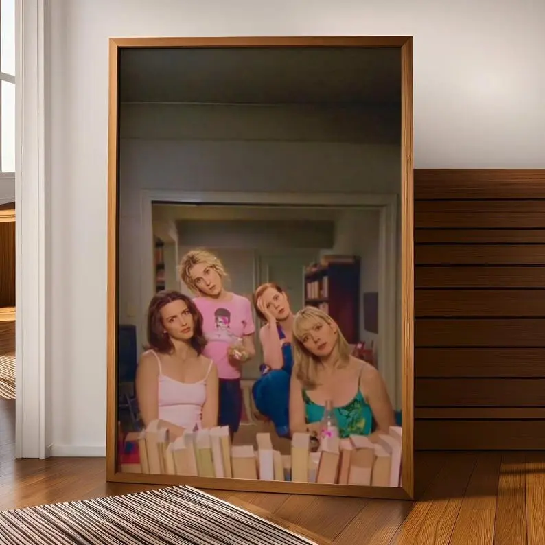 SATC Vintage Girls Poster: 90s TV Show Wall Art