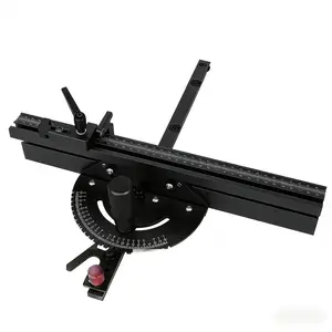 Precision beveled edge gauge, providing maximum board support and repeated cutting flip limit, DIY woodworking (/brass handle)