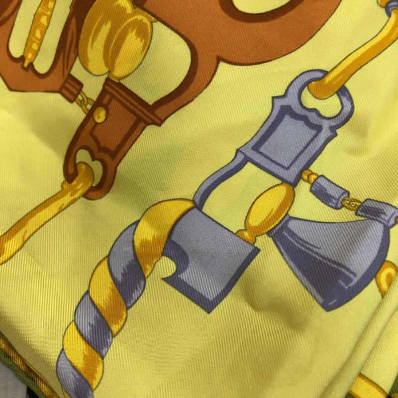 Pre-owned Gucci Silk Scarf Scarve Vintage 60s 100% Silk Horsebit Made in Italy