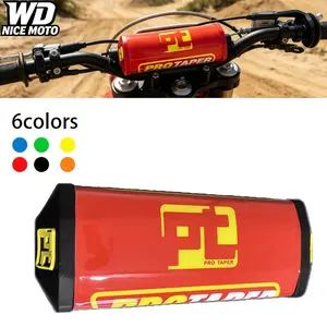 WD NICE MOTO Motorcycle Square Handlebar Pad, Chest Protector Pad Accessories, Fit 1-1/8 Handlebar, Motocross Dirt Pit Bike Modified Parts, Motorbike