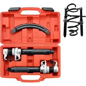 Coil Spring Compressor Tool, Heavy Duty Macpherson Strut Spring Compressor Tool,Ultra-Rugged Strut Spring Compressor Tool with Safety Guard,2200lb Capacity 11in Jaw Opening