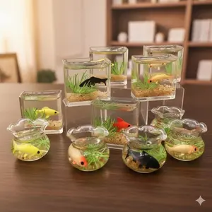 TikTok DIY Kit: Moss Terrarium Glass Hydroponic Planter with Tools, Multifunctional Art Decor for Home Dorm Office Desk Mini Garden Landscape Fish Tank Aquarium