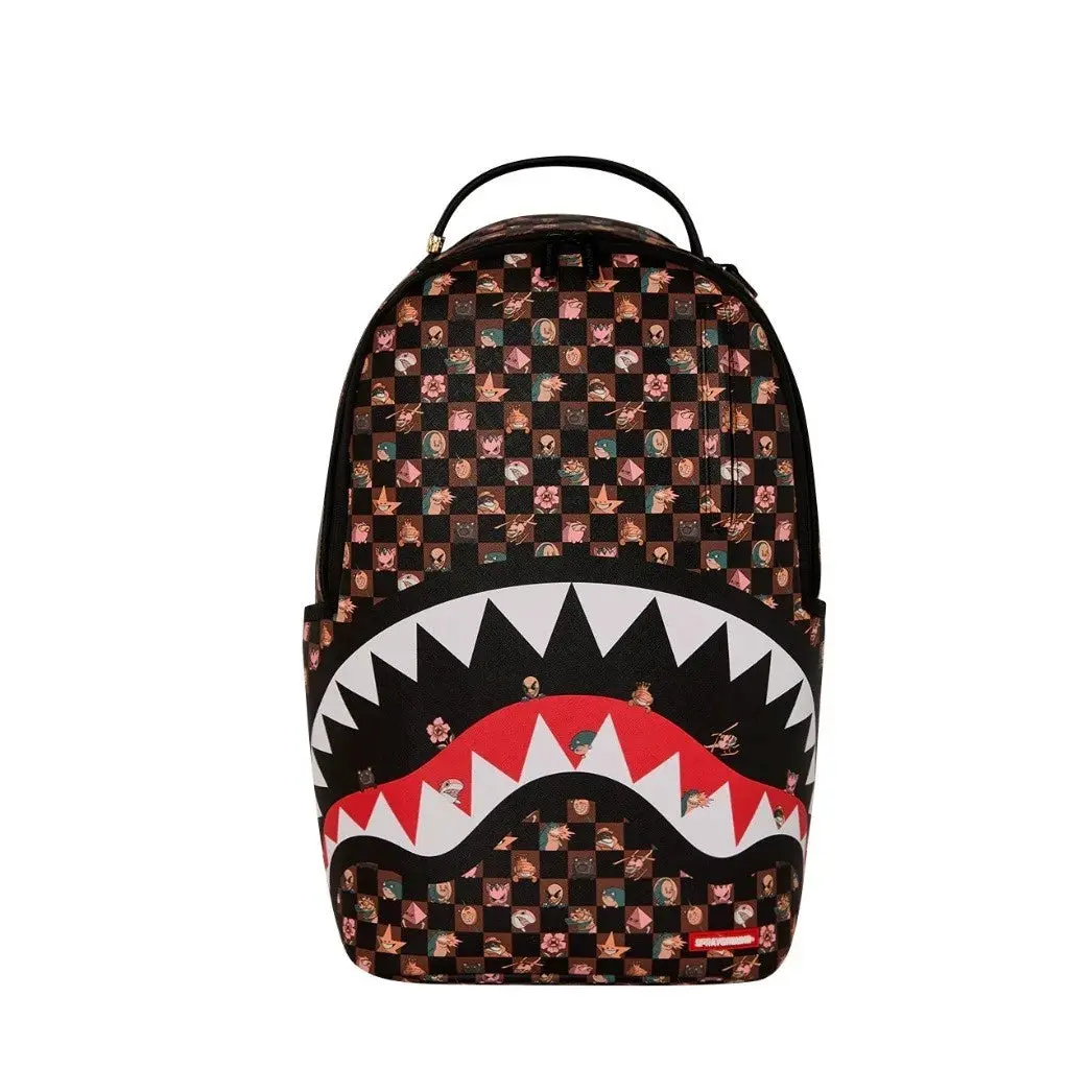Sprayground Stealth Crew Backpack PVC Laptop Travel Bag SPR217