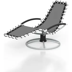 360 Swivel Outdoor Patio Chair Set with High Back Textilene Mesh and Aluminum Frame, All Weather Rotating Rocker Chairs for Garden Lawn Porch Balcony, Breathable Outdoor Seating for Backyard Deck Patio Lounge