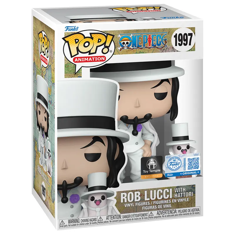 Funko POP! Rob Lucci with Hattori One Piece #1997 [Common] [SE & Toy Temple stickers]