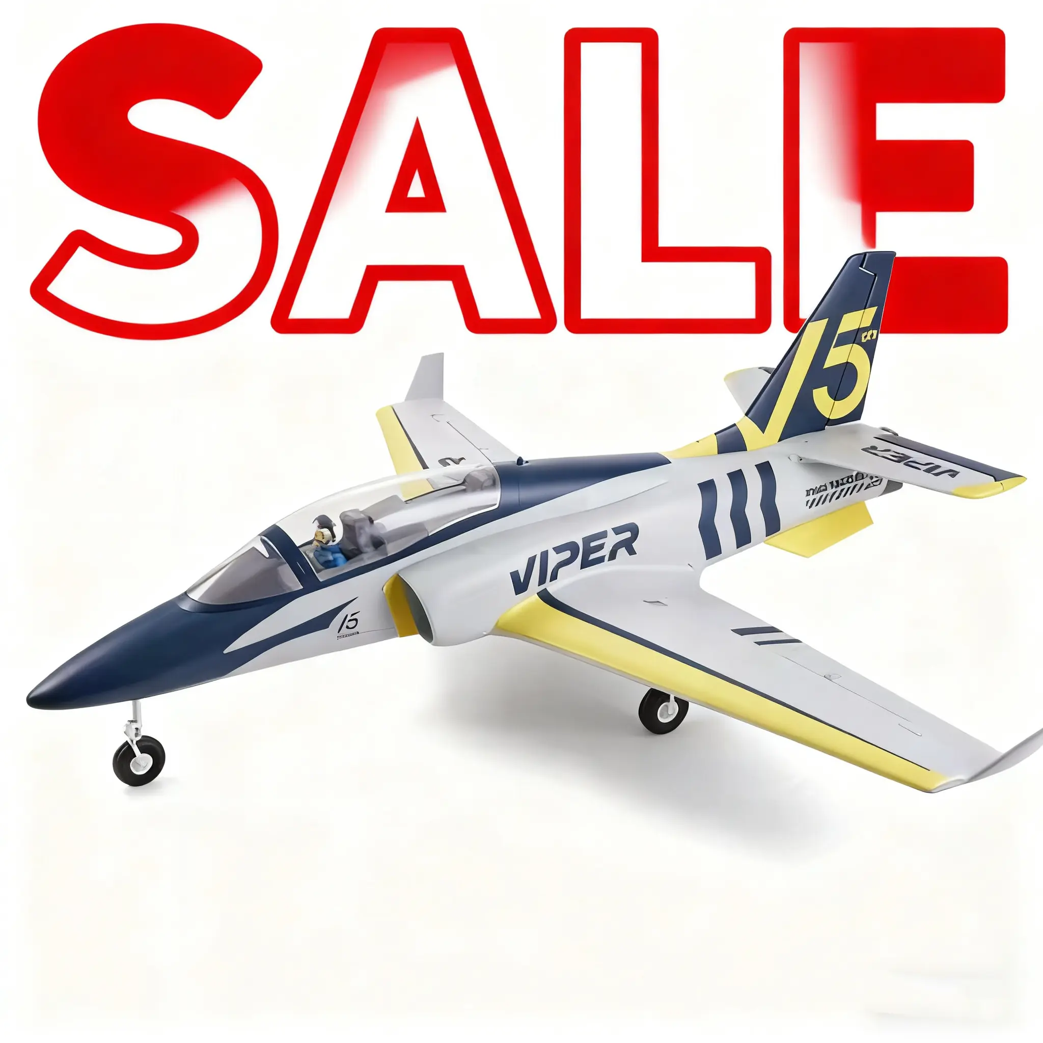 FMS 70mm EDF Jet Viper V2 15th Anniversary Edition PNP Remote Control Aircraft, Fixed-Wing Aeroplanes (PNP = Transmitter, Receiver, Battery and Charger Not Included)
