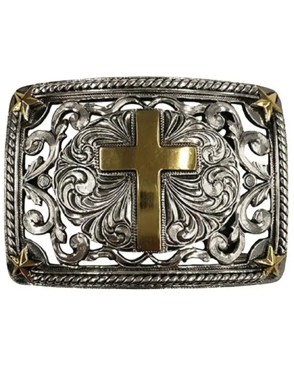 Cody James Men's Men'S Filigree Cross Belt Buckle - 733