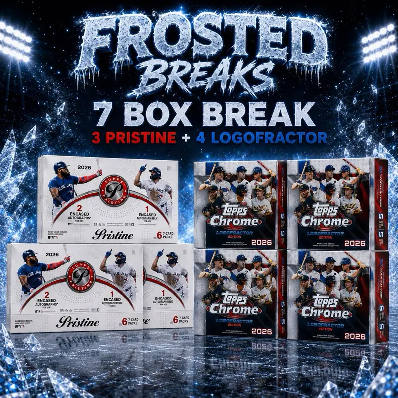 #301 2026 Topps Pristine (x3) & Topps Chrome Logofractor (x4) Pick Your Team Baseball Break