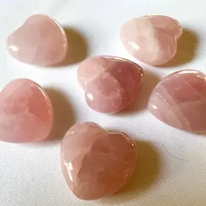 Reiki Attuned Rose Quartz Heart