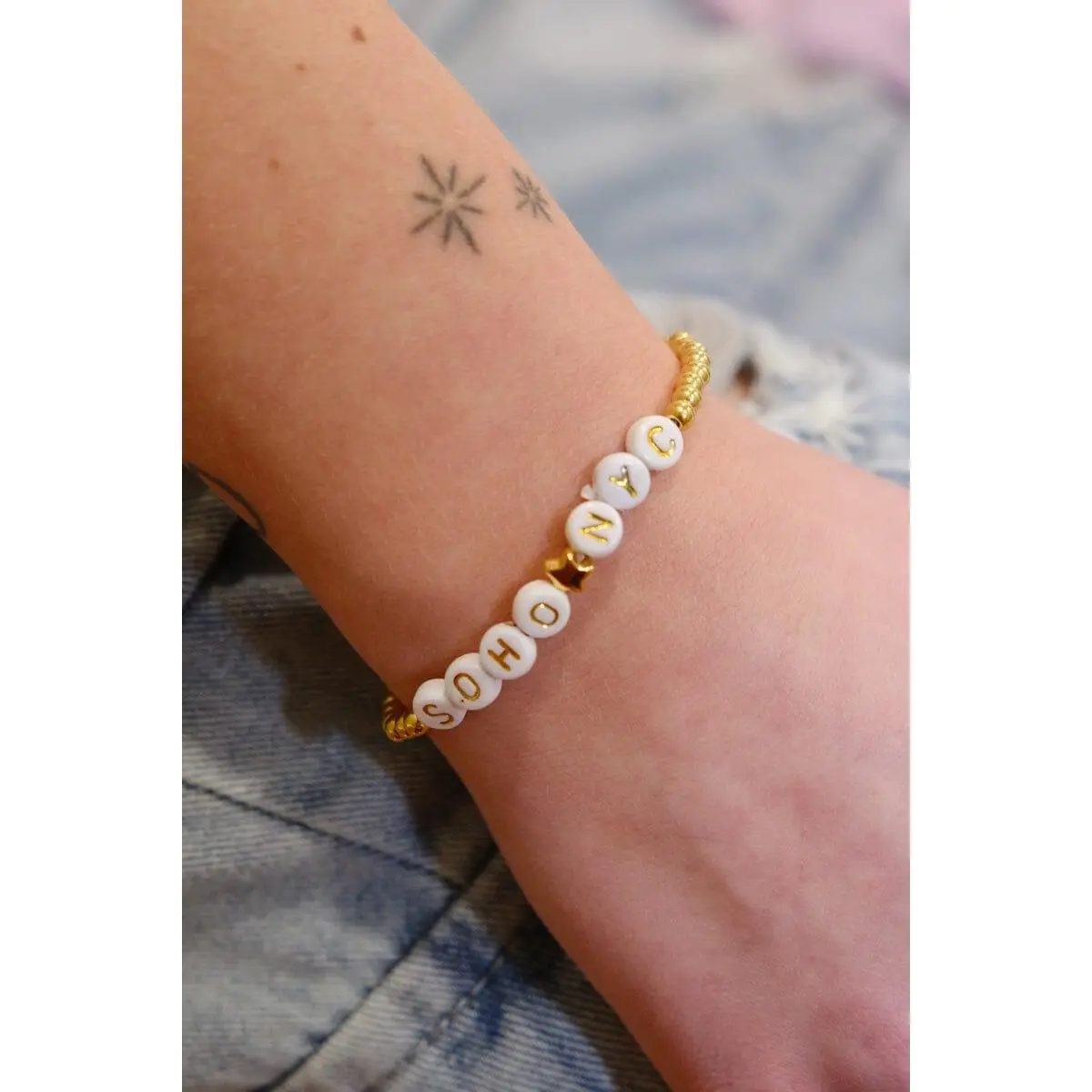 Soho NYC Inspirational Beaded Bracelet