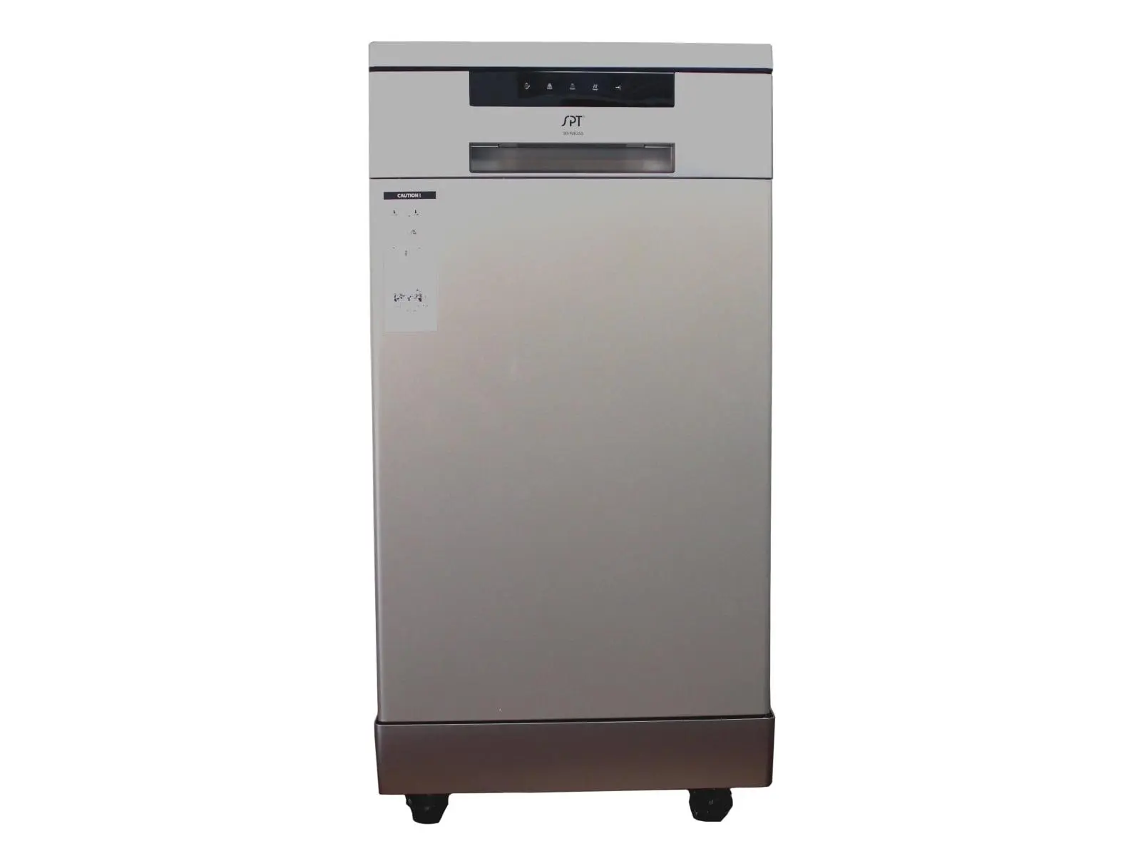 SPT Compact 18-in. Energy Star Portable Dishwasher, Stainless Steel, Efficiently Washes Dishes