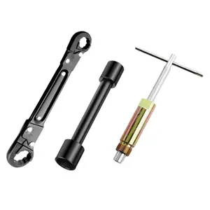 RDS SCM 2-Pack Compression Sleeve Puller Tool – Lever-Action Nut & Ferrule Remover with Auto Pull, Hex Bit & T-Handle for 1/2" Fittings, Corrosion-Resistant for Seized Supply Stops