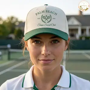 Embroidered Tennis Club Custom Cap, Personalized Sport Dad Hat, Tennis Lover Gift, Custom Business Team Hat, Gift for Tennis Player
