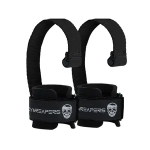 Gymreapers Dowel Lifting Straps with Padded Cuff & Heavy-Duty Polypropylene for Deadlifts Rows & Pull-Ups Gymreapers Dowel Lifting Straps with Padded Cuff & Heavy-Duty Polypropylene for Deadlifts Rows & Pull-Ups