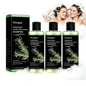 【BUY 2 GET 1】Rosemary Shampoo - BoostHair Growth, Hydrolyzed Keratin  Organic Haircare Nourishes Hair Control Oil and Dandruff,Soothe Scalp lritation and RestoreShine!