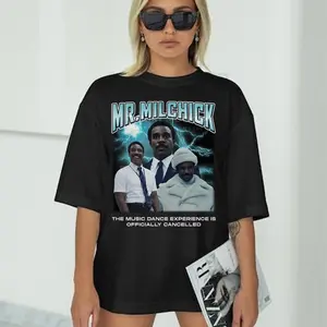 Mr. Milchick Severance TV Show T-Shirt - Vintage Style Graphic Tee for Fans - Retro Aesthetic Unisex Shirt Featuring Music Dance Experience Design
