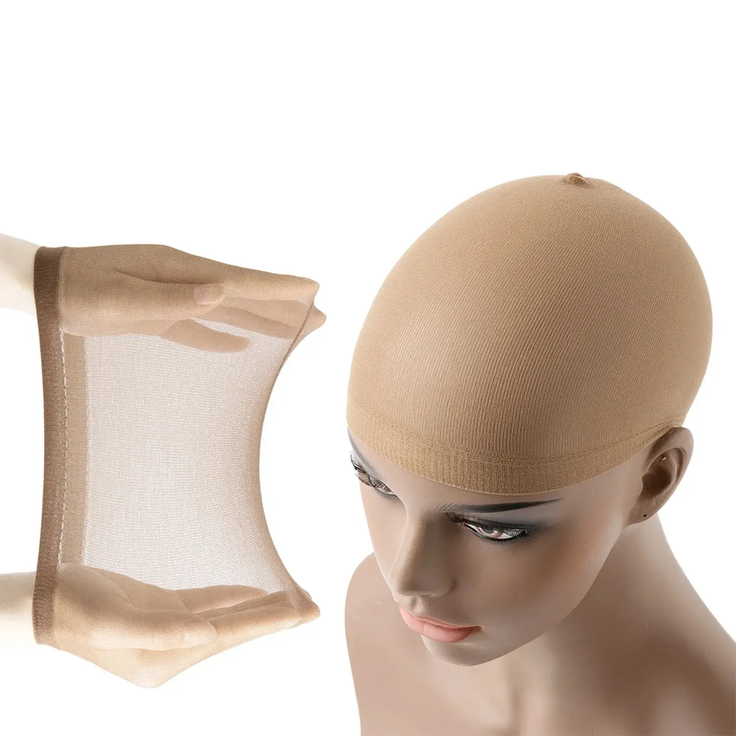 HD Transparent Stocking Wig Cap for Women - Ultra-Thin, Stretchy, and Breathable Hairpiece for a Seamless Invisible Look