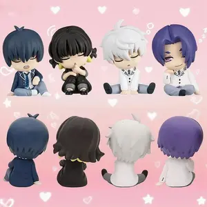 Blue Lock Figures Bachira Meguru Figure Nagi Seishiro Isagi Yoichi Mikage Reo Anime Figure Q Version Models Pvc Statue Doll Gift