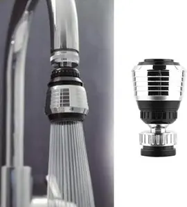 360 Degree Rotate Faucet ， Deluxe Internal Thread Nozzle Filter Adapter Water Saving Bubbler Connector Swivel Tap Aerator Diffuser Kitchen Accessories#0028/4（2PCS）