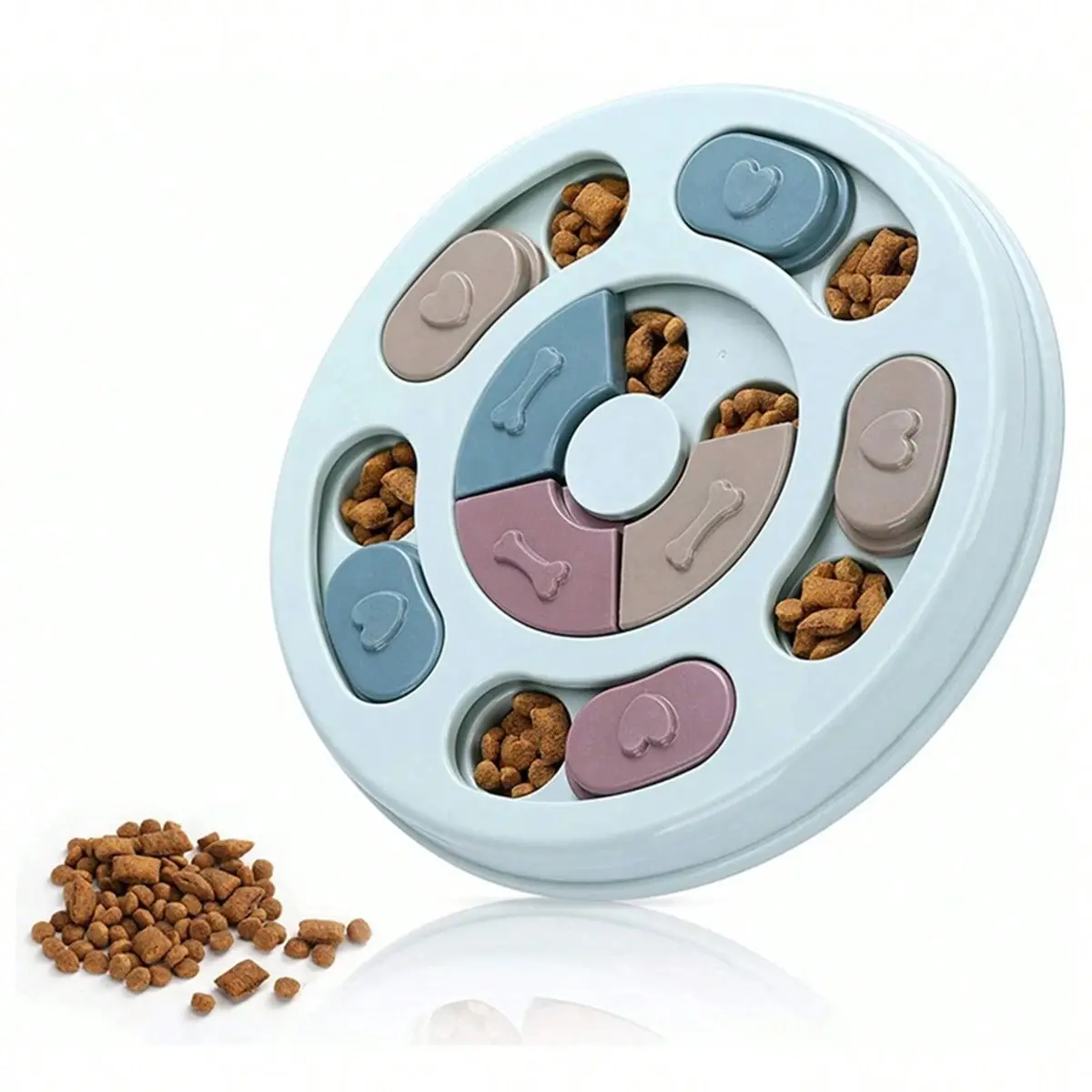 Interactive Pet Feeder Toy, Smart Dog Food Puzzle Bowl, Anti-Choking Pet Dish, Training Game for Cats & Dogs, Fun Entertainment for Pets