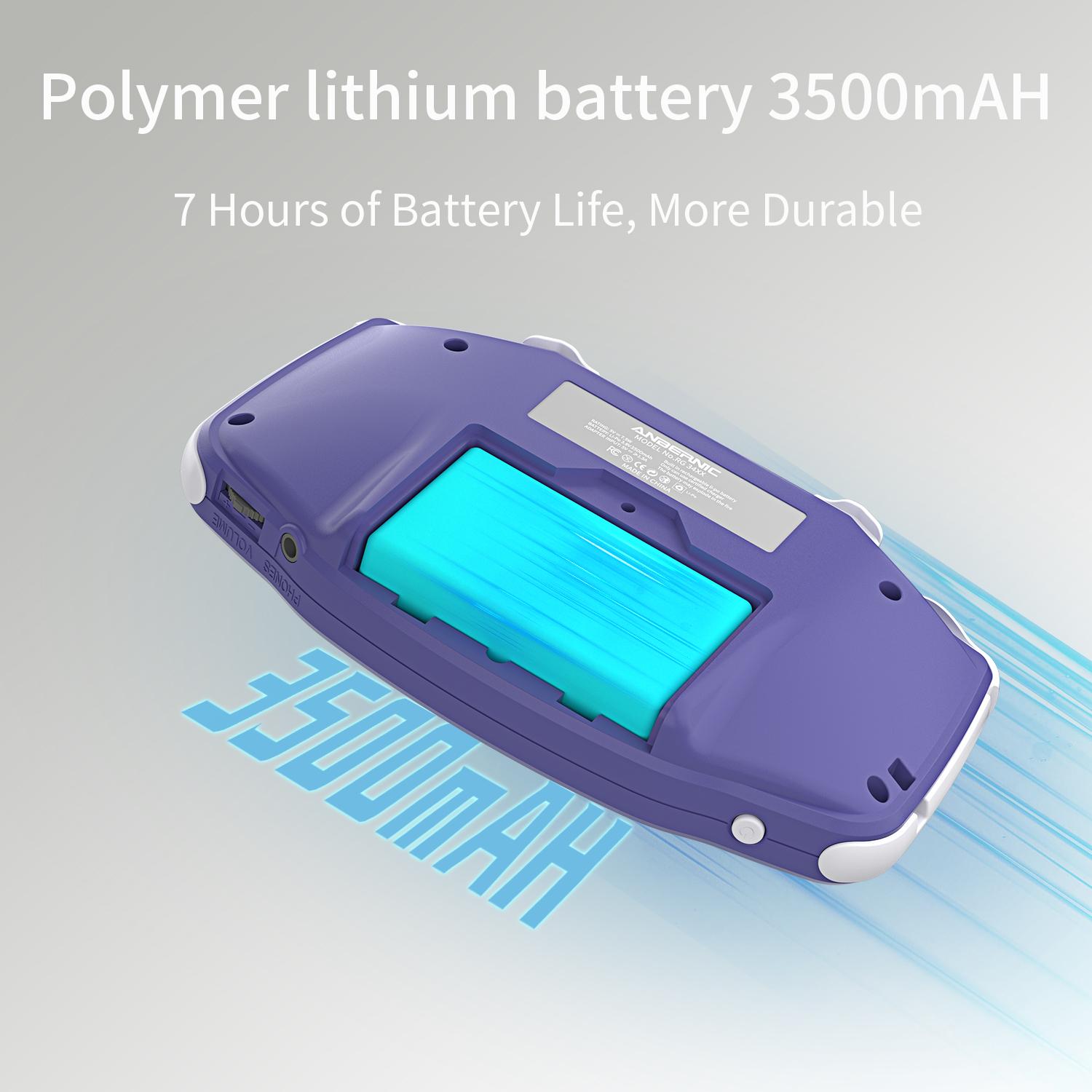 Anbernic RG 34XX Handheld Game Console【Buy 1 Get 1 HDMI 4K Cable+1 Fancy Case+1 Type-C Cable+1 Screen Protector+1 Lanyard】3.4-inch IPS Full-view Angle 720*480 H700 Quad-core ARM Cortex-A53 LPDDR4 1GB Ready to Play Gift Package