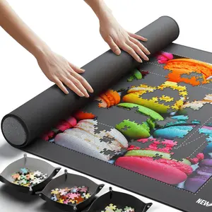 1000 Piece Puzzle Mat - Roll Up Storage with Non-Slip Base