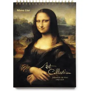 9" x 12" Sketch Book, Top Spiral Bound Sketch Pad,90-Sheets (68lb/100gsm), Acid Free Art Sketchbook Artistic Drawing Painting Writing Paper for Artists of All Ages (Mona Lisa)