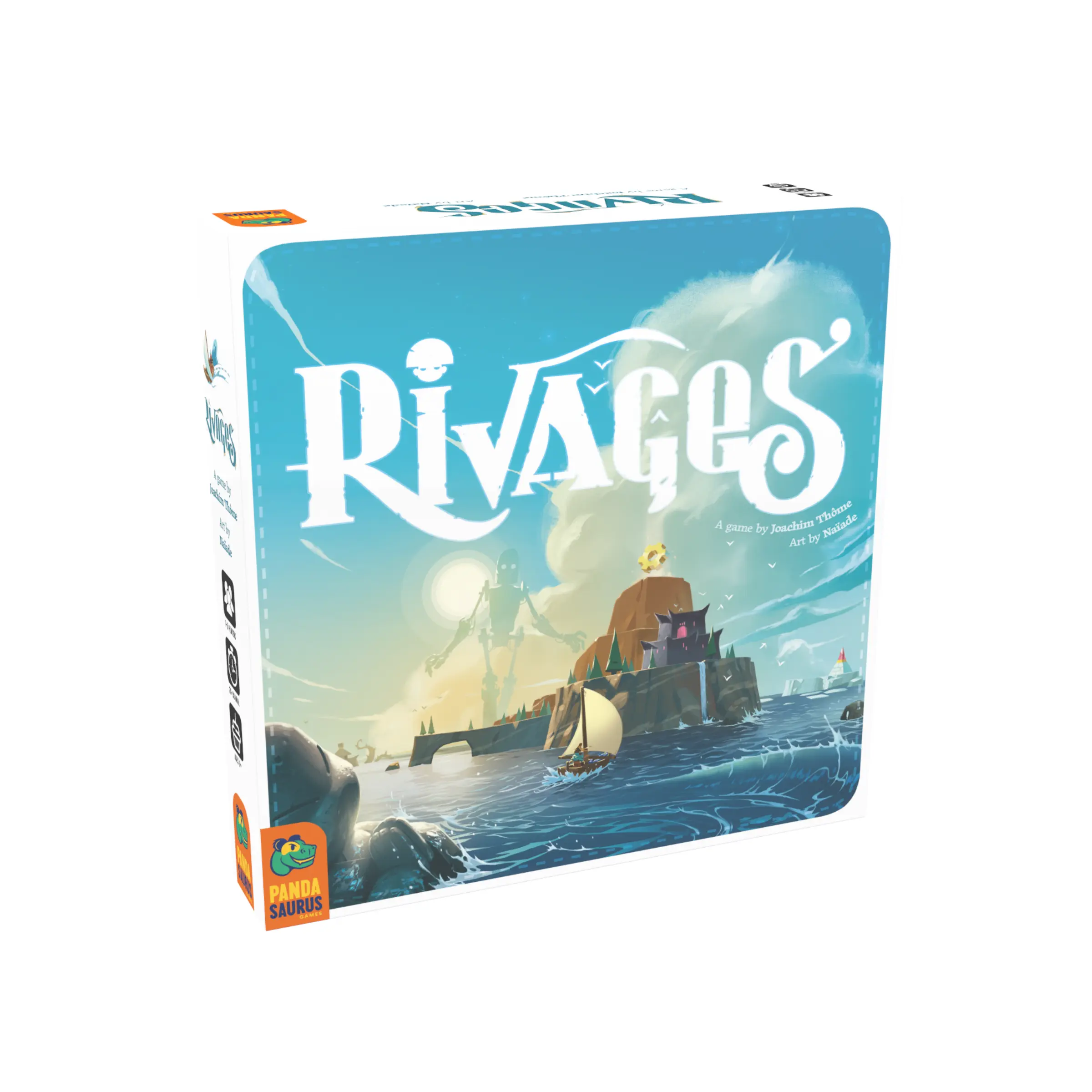 Pandasaurus Games - Rivages Flip-And-Write Board Game