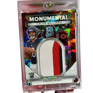 Spectra 2024 Caleb Williams RC Monumental Astral 3 Color Patch 20/40 Chicago Bears Football Trading Card