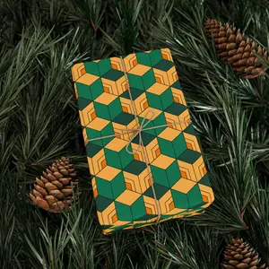 Demon Slayer Giyu Tomioka of Kimetsu no Yaiba Kimono Pattern Wrapping Papers _ Gifts, Neutral_