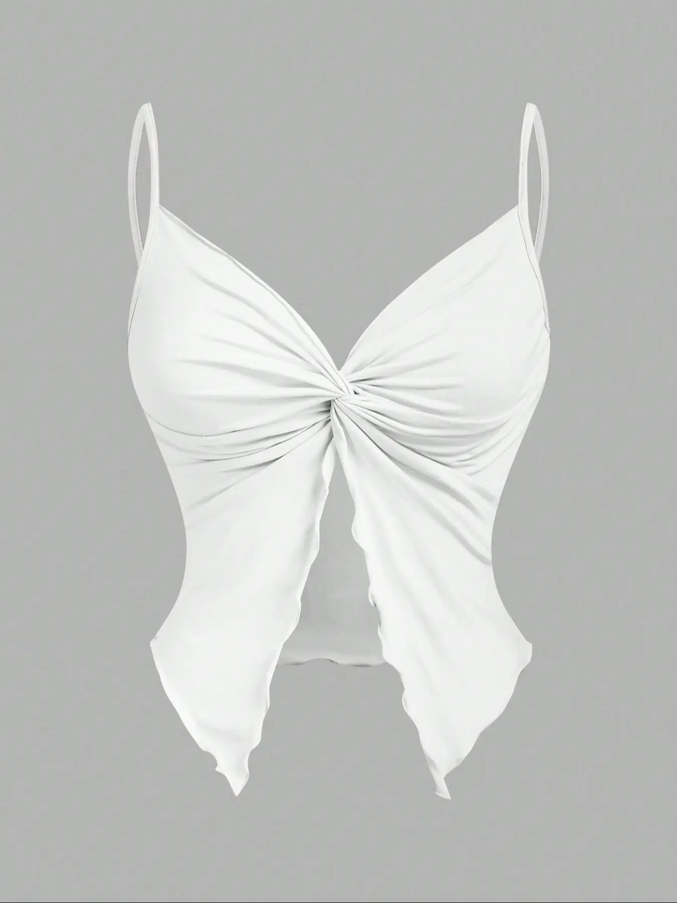 Trendy Butterfly Shape Women's Casual Fitted Adjustable Strapless Top, Soft Casual Sleeveless, Spaghetti Strap, Womenswear Minimalist Versatile Fashion Piece for Everyday Wear, Comfortable and Stylish Design