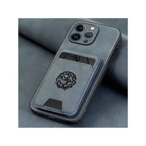 Luxury PU Leather Card Bag Phone Case With Magnetic Closure, Suitable For IPhone17/IPhone17 Air/IPhone17 Pro/IPhone17 Pro Max/16 Pro Max/15 Pro Max/14 Pro Max/13 Pro Max/12 Pro Max