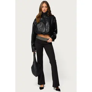 Maricela Sequin Bead Bootcut Pants Maricela Sequin Bead Bootcut Pants