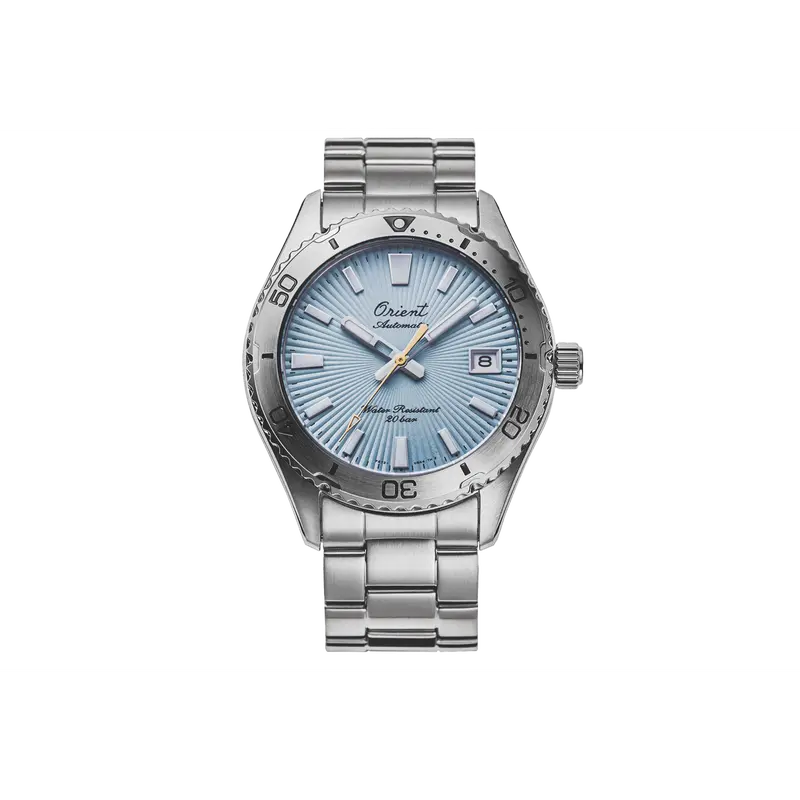 Orient 75th Anniversary Limited Edition 6000 Pieces Worldwide Unisex Automatic Date Analog Mechanical Watch - 40 mm Case, Sapphire Crystal Glass, 100M - 200M Waterproof Diver, Stainless Steel, Double Push Button Clasp, Round Dial, RA-AC0Q12L30B