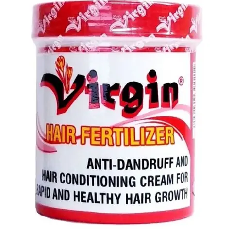 Virgin Hair Fertilizer 200g (Jar) - Anti Dandruff Hair Conditioning Cream growth